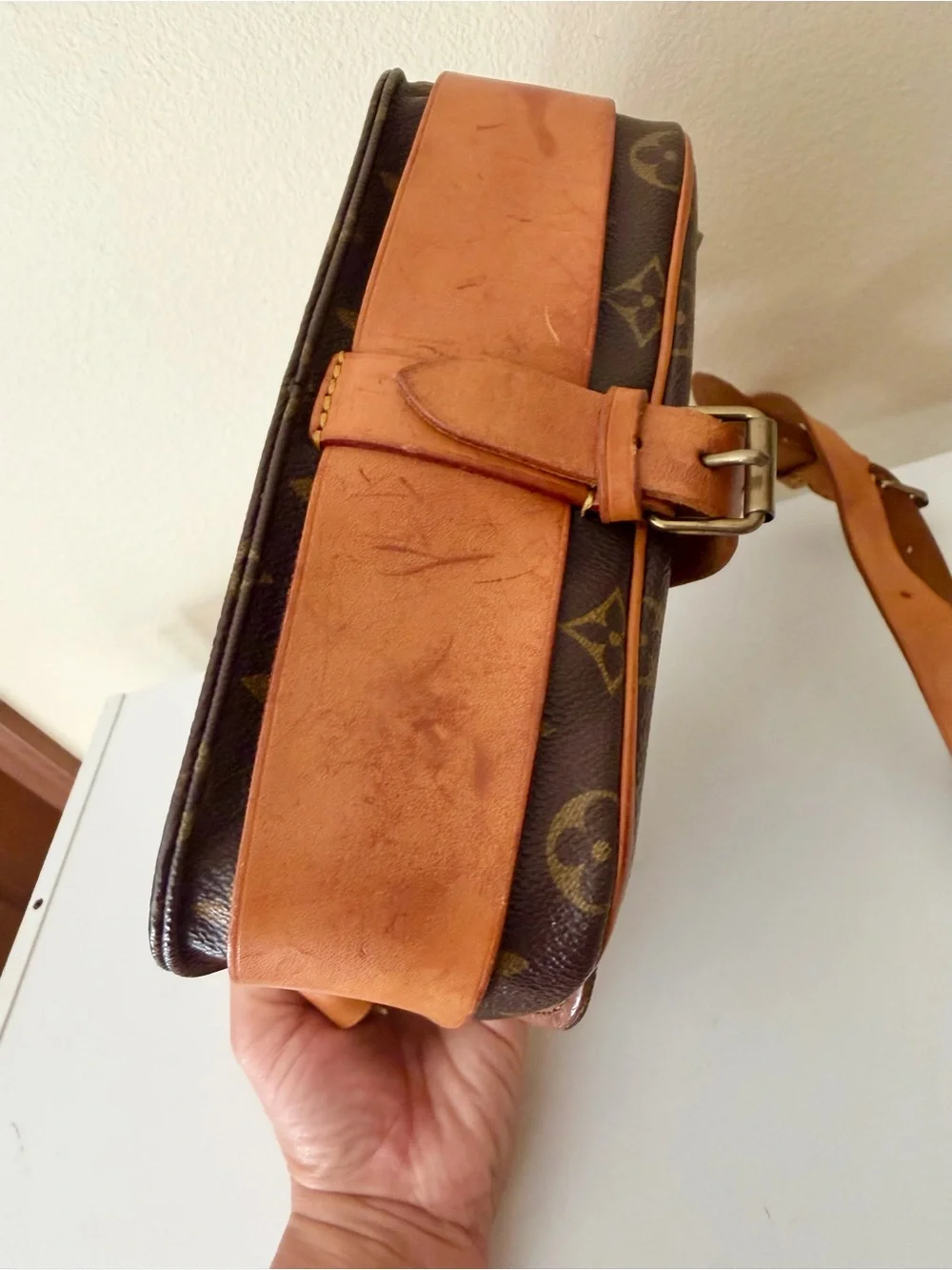 LOUIS VUITTON Cartouchiere MM Shoulder/Crossbody Bag Monogram
